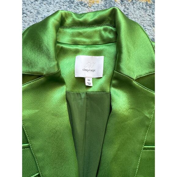 Cinq à Sept Ida Satin Crop Jacket - Picture 6 of 6